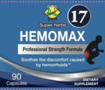 #17 HEMOMAX - Hỗ trợ chức năng ruột, giảm bớt khó chịu do trĩ